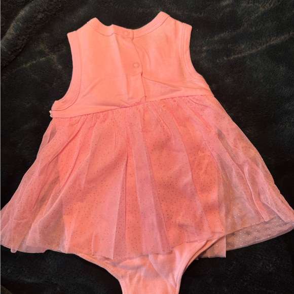 DDG Darlings Pink Daisy Lace Easter Baby Girls Infant Bodysuit Dress Spring - Picture 4 of 6